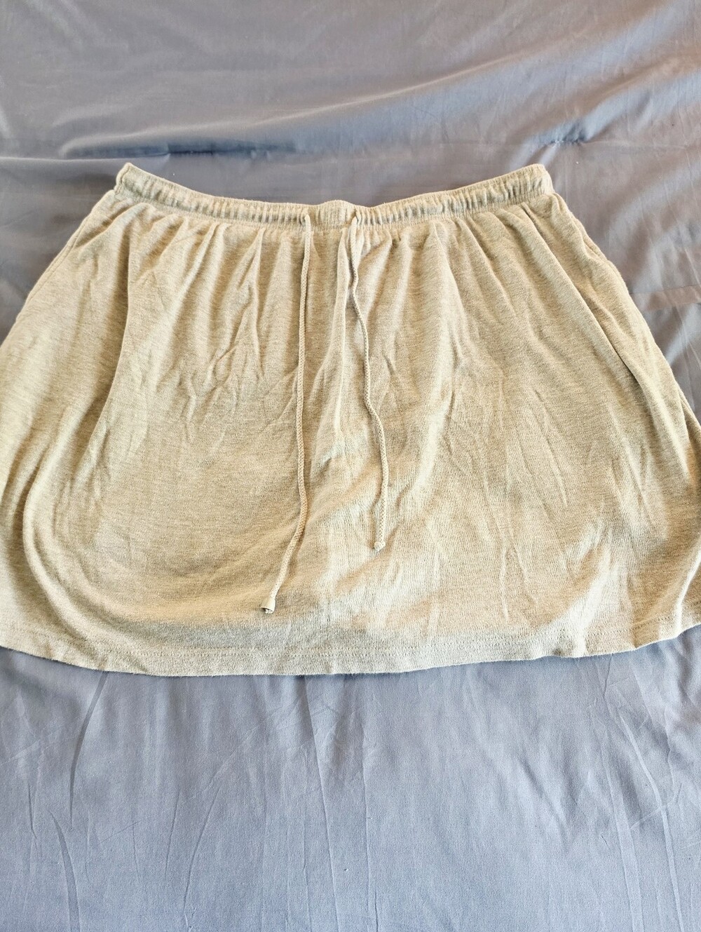 Woman Within Plus Size Stretch Skort Skirt Shorts Size 1X Drawstring Pockets